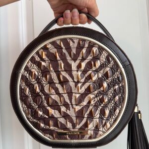 Brahmin Lane Crossbody Bag Coffee Bengal Leather